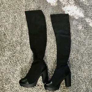 Over the knee boots